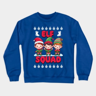 Christmas Elf Squad Crewneck Sweatshirt